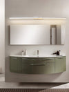 Linear Wall Light with Metal Frame Mirror