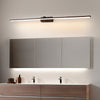 Linear Wall Light with Metal Frame Mirror
