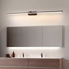Linear Wall Light with Metal Frame Mirror