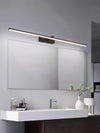 Linear Wall Light with Metal Frame Mirror