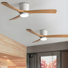 Scandinavian Wooden Ceiling Fan Light 42" / 48"