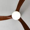 Scandinavian Wooden Ceiling Fan Light 42" / 48"