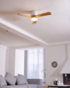 Scandinavian Wooden Ceiling Fan Light 42" / 48"