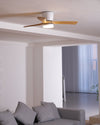 Scandinavian Wooden Ceiling Fan Light 42" / 48"