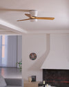Scandinavian Wooden Ceiling Fan Light 42" / 48"