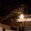 Raven-Inspired Resin Table Lamp
