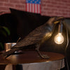 Raven-Inspired Resin Table Lamp