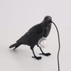 Raven-Inspired Resin Table Lamp