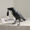 Raven-Inspired Resin Table Lamp