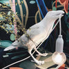 Raven-Inspired Resin Table Lamp
