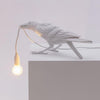 Raven-Inspired Resin Table Lamp