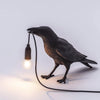 Raven-Inspired Resin Table Lamp
