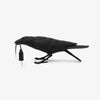 Raven-Inspired Resin Table Lamp