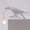 Raven-Inspired Resin Table Lamp