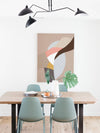 Serge Mouille Model A Ceiling Light