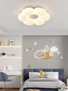 Children's Six-Petal Floral Ceiling Light