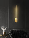 Metal Wall Sconce in Stick Shape