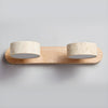Double Travertine Wall Light