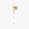 Vertical Globe Wall Light