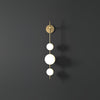Vertical Globe Wall Light