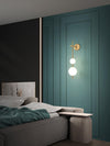 Vertical Globe Wall Light
