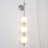 Vertical Globe Wall Light