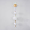 Vertical Globe Wall Light