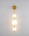Vertical Globe Wall Light