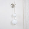 Vertical Globe Wall Light