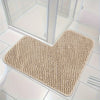 Elegant L-Shaped Non-Slip Corner Shower Mat - Evelyn