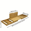 ZenBath Luxury Bamboo Bathtub Caddy
