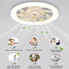 Contemporary Ceiling Fan Featuring Integrated LED Lighting