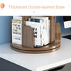 Multifunctional Rotating Desktop Bookcase and Storage Shelf