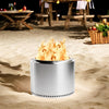 Compact Smokeless Fire Pit for Outdoor Use