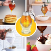 AmberDrop Drip-Free Honey Dispenser – Elegant Design