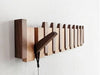 Artisan Crafted Wooden Coat Rack