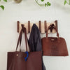 Artisan Crafted Wooden Coat Rack