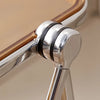 Contemporary Acrylic Folding Coffee Table with Metal Base