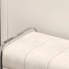 Contemporary Upholstered Shoe Bench with Acrylic Rack and Metal Base