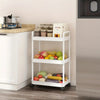 3-Tier Versatile Rolling Cart with Wheels