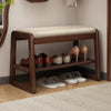 Minimalist Solid Wood Shoe Storage Bench for Entryway