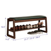Minimalist Solid Wood Shoe Storage Bench for Entryway